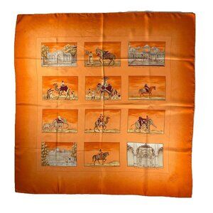 Burberry London Silk Scarf India Travel Scene